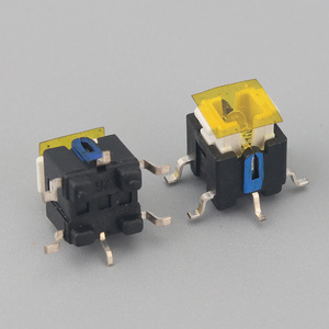 6x6x7.7mm chiếu sáng xúc giác chuyển đổi dọc chắc chắn khuôn mặt gắn kết SMT loại LED màu sắc - Product Image 2