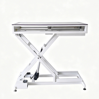 Table de radiographie vétérinaire EURVET avec tiroir détecteur, système d'actionneur Linak électrique réglable en hauteur, robuste