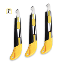 Couteau à lame rétractable avec crochet de sécurité, lame en acier inoxydable, durable pour la découpe de plaques acryliques, couteau de découpe professionnel