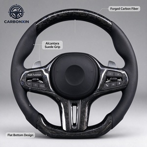 Volant en fibre de carbone pour BMW X6 G06 X7 G07 G16 Série 8 G87 M2 M1 M2 LCI F80 M3 G80 E46 E93 E92 E9x M4 F82 G82 - Product Image 4