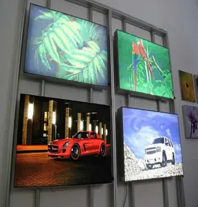 Hoge Kwaliteit Tentoonstelling Reclamebord Led Stof Lichtbak Custom Display Uithangbord Stof Fronted Led Lichtbak