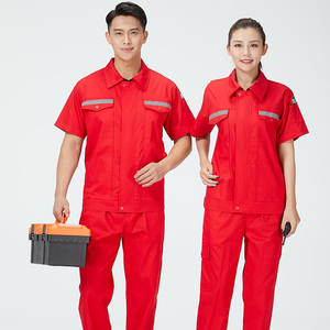 100% algodón reflectante europeo uniformes ropa de trabajo traje ropa de trabajo para hombres - Product Image 2