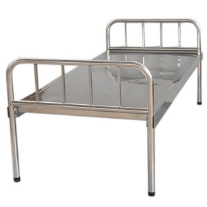 Сверхмощный каркас кровати из нержавеющей стали, одноразмерная современная металлическая плоская кровать для дома, квартиры, отеля, B & B - Product Image 1