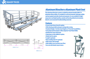 Asientos para Estadios de Fútbol al Aire Libre, Gradas para Canchas de Fútbol, Bancos con Andamios, Sillas para Gradas, Asientos para Tribunas de Estadios - Product Image 3
