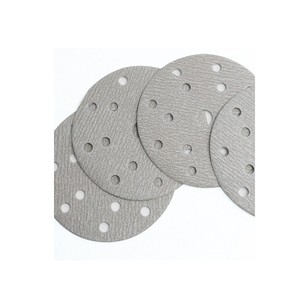 Gancio E Anello di 125 millimetri di Ossido di Alluminio abrasivo Rotondo Sabbia di <span class=keywords><strong>Carta</strong></span> EN852 Levigatura Disco velcro - Product Image 2