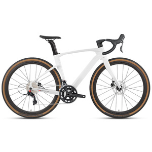 Vélo de gravier en fibre de carbone GRAVEL-V3, freins à disque hydrauliques, roues en aluminium, 24 vitesses, axe traversant entièrement intégré, classique, sportif, GRAVEL-V3-24S G - Product Image 1