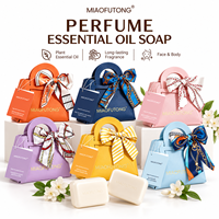 Savon en barre hydratant aux huiles essentielles pour sacs à main, parfums et cadeaux, OEM & ODM, pour mariages et cadeaux d'entreprise, 100g, en gros, de luxe