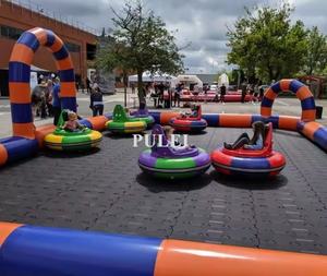 Piste de course gonflable pour voitures tamponneuses, piste d'obstacles, piste de course de karting gonflable pour <span class=keywords><strong>location</strong></span> de fête, intérieur et extérieur, OEM - Product Image 5