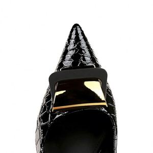 2024 Pointed Toe Stiletto Single Shoes New Fashion <strong>Baita</strong> Buckle Decorative High Heels Women Shoes Lady Footwears Shoes - Product Image 2