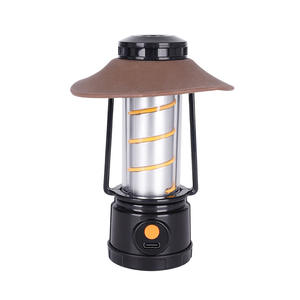 Nouvelle lampe de camping LED portable, batterie 1200 mAh, durée de vie 25000 h, lumière d'urgence pour l'extérieur avec option chapeau pare-soleil - Product Image 5