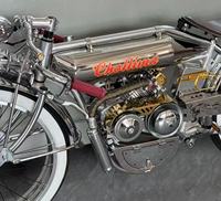 Oembicycle Moto Chopper 2 Temps 50cc Moteur 212cc Réservoir de Carburant 4,7 Litres Moto à Essence Faite à la Main Sur Mesure pour Homme Robuste
