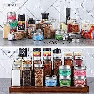 Wholesale Spice Rack Kitchenwood Spice Rack Organizer 3 Tier Free-Standing Wooden <b>Kitchen</b> <b>Storage</b> Spice Racks - Product Image 4