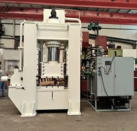 Presse hydraulique à cadre en H 315T avec guidage linéaire, pour pressage de poudre de graphite, PLC, moteur haute précision et vitesse, cuve de pression, pompe à engrenages