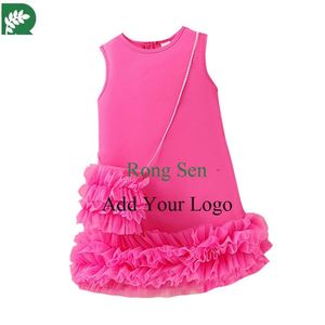 45359 ans filles sans manches robe-ligne gâteau filet gaze princesse robe vente directe d'usine - Product Image 4