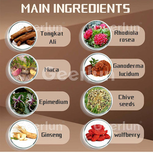 Geerlun OEM Bitkisel Maca Kökü Ginseng Hazır Kahve Tozu Doğal Enerji Verici X Power Kahve Erkekler İçin Canlılık Desteği - Product Image 6