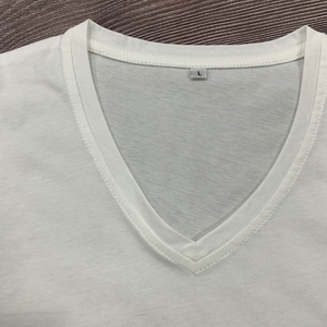 <span class=keywords><strong>T</strong></span>ùy Chỉnh Chấ<span class=keywords><strong>t</strong></span> Lượng Cao 95% Cotton 5% Spandex Màn Hình In Đồng Bằng Mùa Hè Ngắn Tay Thường Xuyên Phù Hợp V Cổ <span class=keywords><strong>T</strong></span> Áo Sơ Mi Nam - Product Image 6