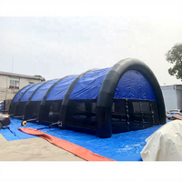 Structure de tunnel gonflable commerciale, tente de paintball gonflable portable, bunker gonflable pour le jeu de tir au paintball