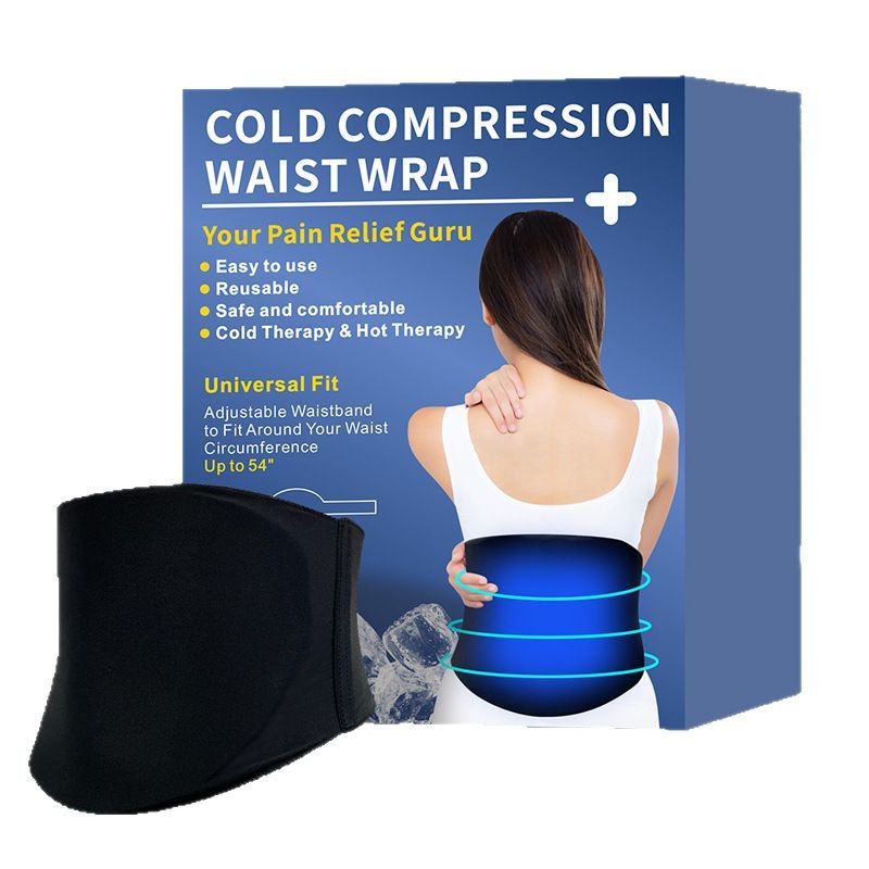 Gel Back Cold Compress Sports Waist Support Belt with Multifunctional Hot/Cold Compress Relieve Pain Class II