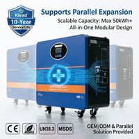 Générateur solaire portable extensible 20000Wh avec gestion intelligente de la batterie et sortie AC à onde sinusoïdale pure pour le camping en plein air