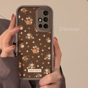 เคสฝาครอบโทรศัพท์กันกระแทกกันตกลายดอกไม้ขนาดเล็กหรูหรากำหนดเองได้สำหรับ <span class=keywords><strong>Samsung</strong></span> สำหรับ Galaxy S24 S23 S22 S21อัลตร้าพลัส A53 - Product Image 2