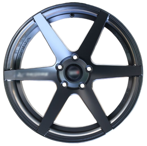 Nouveau OEM Unique cinq rayons <span class=keywords><strong>17</strong></span> <span class=keywords><strong>pouces</strong></span> roue en alliage d'aluminium noir mat pour Honda pour <span class=keywords><strong>BMW</strong></span> série <span class=keywords><strong>1</strong></span> 5x10 0/114.3 PCD 15/33mm roues de voiture - Product Image 4