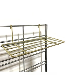 3-Color Retail Store Organizer Metal Steel Wire Wall Grid Panel Rack Display Shoe Shelf for Shop Use - Product Image 3