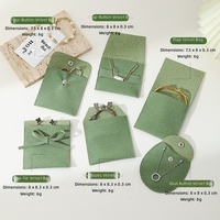 Boîte d'emballage de bijoux haut de gamme personnalisée avec logo, couvercle et base, et pochette en velours pour bagues, boucles d'oreilles, colliers et organisateur de bijoux