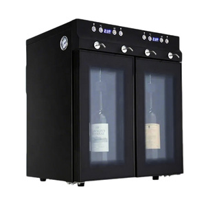 Vanace Pantalla táctil LED Dispensador <span class=keywords><strong>de</strong></span> vino tinto inteligente <span class=keywords><strong>de</strong></span> <span class=keywords><strong>4</strong></span> <span class=keywords><strong>botellas</strong></span> Preservación <span class=keywords><strong>de</strong></span> argón Enfriadores <span class=keywords><strong>de</strong></span> vino múltiples - Product Image 1