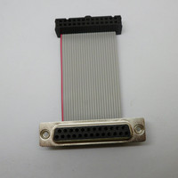 Conector hembra DB25 personalizado, conector IDC de 5cm, 26 Pines, cable plano de cinta para ordenador