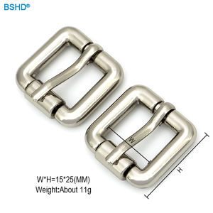 Hebillas Deslizantes Ajustables de 1/1.5 Pulgadas (20/25/32/38 mm), Plateadas/Doradas, con Rodillo Triglide y Pasador Metálico para Cuello/Cinturón - Product Image 2