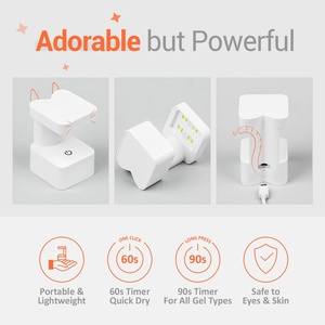 Mini UV Nail <b>Lamp</b> 2 <b>Timers</b> Fast Curing LED USB Portable Home Salon Use Gel Polish Nails Extension Cure <b>Lamp</b> - Product Image 2