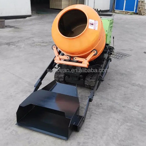 Chất lượng cao nhỏ/<span class=keywords><strong>Mini</strong></span> Crawler/theo dõi thủy lực trộn bê tông với loader/Phễu để bán - Product Image 4