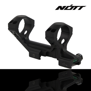 NOTT ขายึดกล้องเล็งแบบชิ้นเดียวขนาด 30 มม., ขายึดเลนส์อะลูมิเนียม, ความสูงตรงกลาง 1.54 นิ้ว, ใช้ได้กับ Picatinny ขนาด 20 มม. สำหรับกล้องเล็งยิงปืนสำหรับการล่าสัตว์ - Product Image 1