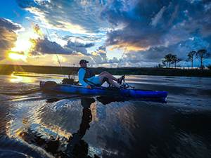 Bote de Remo Vicking de 12 pies para una Persona, con Motor <span class=keywords><strong>El</strong></span>éctrico para Kayak, Material HDPE, para Paseos Oceánicos, con Doble Pedal - Product Image 6