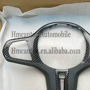 Cubierta de <span class=keywords><strong>volante</strong></span> de fibra de carbono de alta calidad para <span class=keywords><strong>BMW</strong></span> G30 G32 G15 G16 1 2 <span class=keywords><strong>3</strong></span> 4 Series cubierta de decoración de <span class=keywords><strong>volante</strong></span> de coche embellecedor - Product Image 4