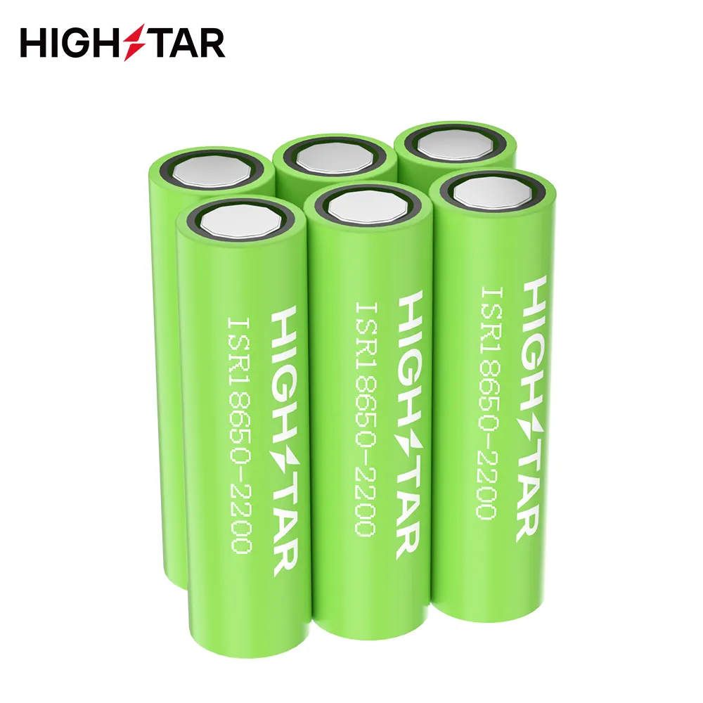 HIGHSTAR 18650 2200mAh usine Durable vente en gros jouet électrique voiture batterie cylindrique charge Batteries Lithium Ion