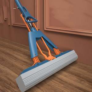 Engrosamiento y alargamiento de acero inoxidable, varilla de una pieza, 28cm, pegamento de algodón, fregona absorbente de agua, fregona para el suelo, coágulo grande para el hogar - Product Image 3