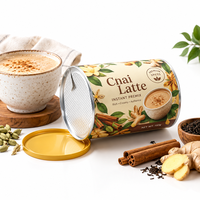 Boîte cylindrique ronde biodégradable de qualité alimentaire, conforme aux normes FDA, pour l'emballage de noix, d'aliments pour animaux, de crème anglaise, de poudre de pudding