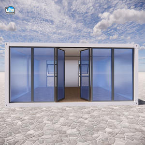 Bureau personnalisable Café-restaurant bar Maison moderne préfabriquée Maison modulaire en verre avec panneau sandwich Maison conteneur - Product Image 2