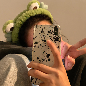 Cute Little <strong>Frog</strong> Women's Facial Mask Special Cartoon Funny Plush Hair Band Winter Hair Band Hair Card <strong>Headband</strong> - Product Image 4
