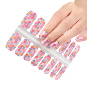 Nail polish strips tutti i tipi nail sticker involucri del chiodo commercio all'ingrosso su ordinazione di log