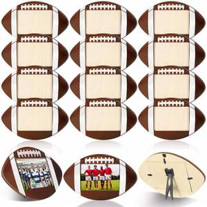Marco de Fotos Deportivo de Madera, con Temática de Béisbol/Fútbol/Baloncesto, Regalo Conmemorativo para Entrenadores con Autógrafo - Product Image 3