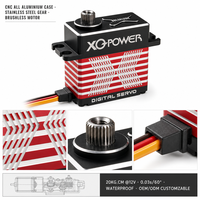 Servomoteur de queue XQ-POWER XQ-BLS8120H 20KG 12V HV Brushless Étanche Numérique à Engrenages Métalliques pour Hélicoptère RC 0.03s OEM Vente en Gros