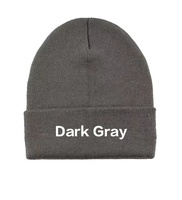 Gorro de Punto de Algodón Unisex al por Mayor, con Logotipo Personalizado Bordado, Gorro Cálido de Invierno para Uso Diario y Deportivo