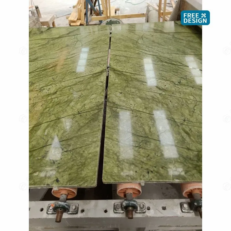 China Factory Marble Slab Pure Natural Danton Green Marble Stone