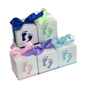 Baby Shower Ribbon Favour Gift Candy Boxes Wedding Favors and Gifts for Wedding