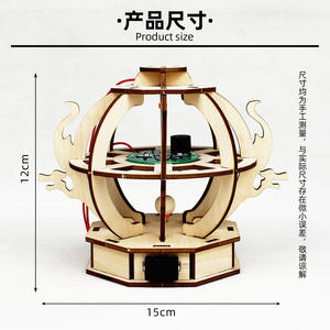 Modèle de séismographe pour expériences scientifiques et détection sismique, kit de matériel scientifique et technologique pour étudiants - Product Image 2