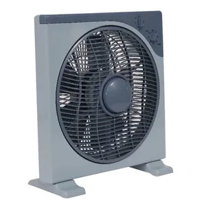 DC12V Retro box fan air cooler conditioner square ventilation fan household desktop electric fan
