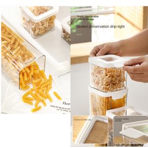 مطبخ حديث مختومة خزان تخزين شفافة PET + PE مقاوم للرطوبة مستدام متعدد الوظائف مسحوق الحليب الحبوب تخزين المواد الغذائية - Product Image 4