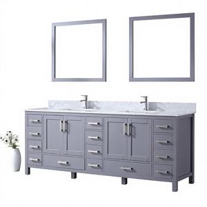 Vasque double de 84 pouces, meuble de salle de bain moderne haut de gamme, écologique, lavabo en céramique, résistant à l'eau, caractéristiques pour hôtel, entrepôt - Product Image 2